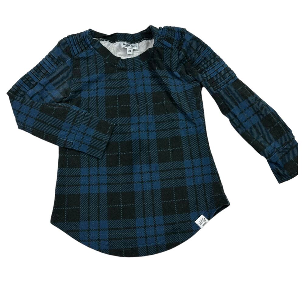 Kids Posh Kiddos Plaid Shirt Size 2t